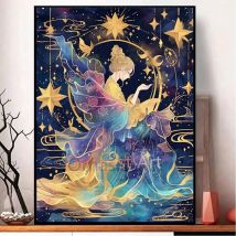 Buntes Bild Diamant Malerei Cartoon Mädchen Diy Kreuzstich Kit voller Bohrer Mosaik Stickerei Kunst Home Decor Handwerk Geschenk Dekor