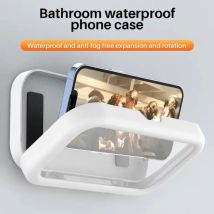Telefonhalter für Badezimmer, wasserdicht, für Zuhause, Wand-Handyhülle, Ständer, Touchscreen, Handy-Abdeckung, Dusche, wasserdicht und beschlagfrei