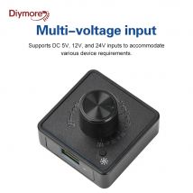 4-Draht-Lüfter, PWM-Geschwindigkeitsregler, PD QC, schnelles Aufladen, Typ C, DC 24 V, 12 V, 5 V, Lüftergeschwindigkeitsregler