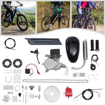 Set motore a benzina per bici a 2 tempi 100CC Kit motore a benzina per bicicletta Modifica la velocità Cilindro singolo a 44 denti, raffreddamento ad aria