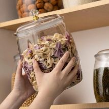 2.2/3.8/6.5/11/18L Multi-Functional Lidded Tea Canister Storage Jar Food Sealing Container Large Grain Storage Box Nut Container