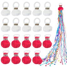 5/10/20 pezzi lancio a mano Streamer Poppers decorazione di nozze bomboniere forniture festa di compleanno per bambini coriandoli di carta colorati regalo per gli ospiti