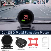 A205 Multi Funktionale Smart Auto OBD Für HUD Digital Meter Auto Head Up Display Kraftstoff Verbrauch Wasser Temp Voltmeter Geschwindigkeit Alarm