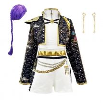 Kpop Demon Hunters Girls Stage performance cos Halloween Carnival theme party performance Idol Roleplay RumiFashion girls suits