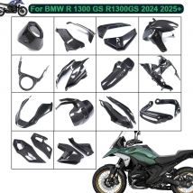 Für BMW R 1300 GS R1300GS 2024 2025 + Carbon Fiber Auspuff Pedale Seite Vorne Schnabel Verlängerung Abdeckungen Sur-Ron motorrad Zubehör