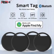 4-pack Smart Air tag(only IOS),Work with Apple Find My (iOS only), App Remote Locating Smart tracker for key bag Suitcase wallet