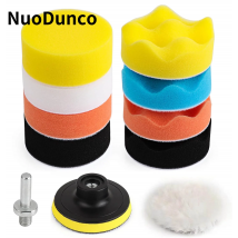 3-Zoll-Auto-Polierschwamm-Pad-Set, Wolle-Polierpad-Set, Reparatur-Polierpad für Rotary/Orbital Polierer, Schleifen, Wachsen, 11/29 Stück