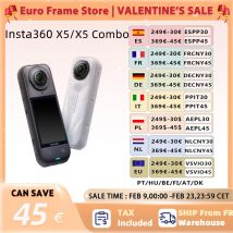 Kamera sportowa Insta360 X5 2025 Nowość 8K 30fps Wymienne obiektywy Chip AI Doskonała jakość w słabym świetle Minimalna żywotność baterii Insta X5