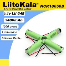 LiitoKala nowy oryginalny NCR18650B 3.7v 3400mAh 18650 akumulator litowo-jonowy spawanie żel