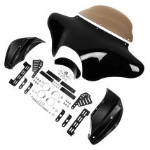 Batwing Verkleidung Windschutzscheibe Für Harley Softail Deluxe Fatboy Heritage Classic Honda Shadow ACE VT1100C2 95-00 Yamaha V Star 1100