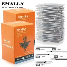 100/50/5 stücke Einweg Piercing Nadeln 12G 14G 16G 18G 20G Ohr Nase Nabel nippel Sterile Piercing Nadel Permanent Make-Up-Tools
