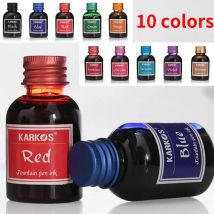 Penna stilografica colorata pura Inchiostro di ricarica universale Inchiostro di cancelleria Scuola Prodotto nuovo di zecca Pace And Happiness 30ml