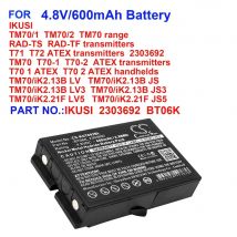 Cameron Sino Battery For IKUSI 2303692  BT06K RAD-TST70 TM70/1  TM70/2  RAD-TS  RAD-TF transmitters  T71  T72 ATEX transmitters