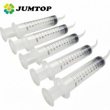JUMTOP 12 ml/cc Dental-Einweg-Bewässerungsspritze mit abgestufter Spitze für die Mundpflege