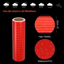 8 Zoll hochviskoses reflektierendes Klebeband, Sicherheit im Freien, wasserdicht, Reflektor, Auffälligkeitsaufkleber, 1 Meter, DIY für LKW, Auto