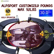 ALP DIY poundage Customized professional stringing True 32 LBS Badminton racket GJ QY QY2.0 BBQ3.0 V5 Snake Peacock ALPSPORT AIR