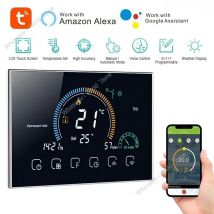 Tuya WiFi Termostato programmabile intelligente LCD Caldera Gas Caldaia ad acqua Riscaldamento APP Controllo vocale Funziona con Alexa Echo Google Home