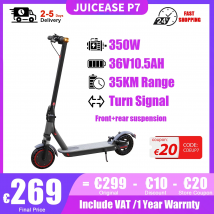 JUICEASE P7 800W Scooter elettrico 350W potenza motore 31 KM/H Scooter elettrico ad alta velocità 35KM gamma Smart APP Escooter segnale Trun