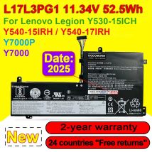 L17L3PG1 L17C3PG1 L17M3PG1 Battery For Lenovo Legion Y530-15ICH Y540-15IRH/17IRH Y730 Y740 Y7000 Y7000P Laptop 11.34V 52.5Wh