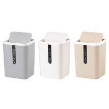 Desktop Small 360 gradi Shake Cover Storage Bucket Mini cestino piccolo cestino per rifiuti leggero salva spazio articoli vari barile