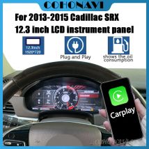 12.3 LCD Digital Dashboard Cluster For For 2013-2015 Cadillac SRX  Auto Instrument Panel Cockpit  withCarPlay
