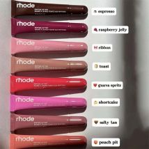 Make-up Ribbon Cheek Blush Cream Blusher Stick Lipgloss Handyhülle für iPhone 17 16 15 INS SALTY TAN Raspberry Espresso Lippenstift