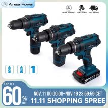 Nuovo stile 21V 16.8V 12V cacciavite elettrico a batteria 3 funzioni trapano a percussione Wireless Mini trapano a mano di ricarica della batteria al litio