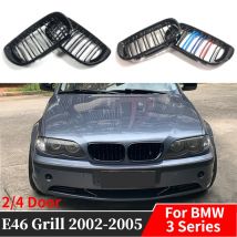 Do BMW E46 2/4-drzwiowe serii 3 2002 2003 2004 2005 318i 320i 325i 330i Kratka przednia w kolorze