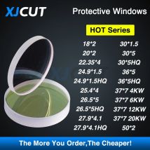 Finestre protettive/Specchio 18*2 27.9*4.1 30*5 37*7 1064nm Lente ottica Quarzo Fusibile Silice Per Raytools WSX Precitec Testa Laser