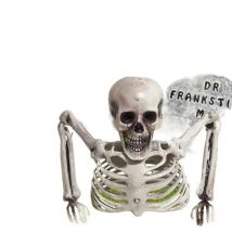 Halloween Half Skull Skeleton Elf Party Decoration Horror Scene Outdoor Hanging Ghost Skeleton Elf