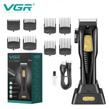 VGR 651 Haarschneider Haarschneidemaschine Männer Friseur Drahtlose Ladestation Professionelle Schubstange Einstellung Haarschneidemaschine