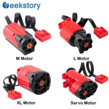 Power Functions Verbesserter Motor M L XL Motor Servomotor Kompatibel mit Legoeds MOC Bausteinen Spielzeugteil 88003 8882 8883