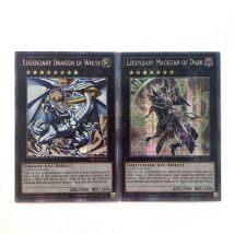 Yu-Gi-Oh! Sammlung DIY-Ersatzkarten Legendärer Drache des weißen Zaubers des dunklen Sternenlichts Seltene, nicht originale Anime-Karten