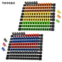 1/4 "3/8" 1/2" uchwyty na klucze Traight plastikowe uniwersalne gniazdo organizer wspornik szyny narzędzia do naprawy klucz nasadowy narzędzia domowe