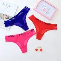 Nahtloser Damen-Tanga, transparent, atmungsaktiv, Damenhygiene, bequeme Passform, Damen-Unterbekleidung, Damen-Tanga