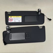 5GG 857551   Schwarzes vorderes Sonnenblenden-Panel mit Make-up-Spiegel für VW Golf7 Passat B8 CC Jetta MK7 Auto-Innen-Sonnenschutz-Zubehör
