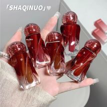 SHAQINUO Art Lip Glaze Matte Velvet Lipstick Lasting Makeup Mist Color Rendering Lipstick