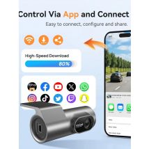 Dahua HD Dash Cam M2 for Uber Drivers 2026 New Release Night Vision Car Recorder GPS Dash Cam with Parking Monitor
