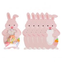 10/20/30 stücke Osterhase Papier Lutscher Tasche Karten Cartoon Kaninchen Süßigkeiten Verpackung Taschen Frohe Ostern Geburtstag Party Decor kinder Geschenk