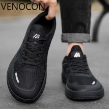VENOCON Maglieria Tomaia a piedi nudi Minimalista Wide Fit Toe Box Piedi Scarpe da ginnastica Scarpe da ginnastica Calzature Stivali Scarpe Donna Donna Uomo
