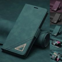 Luxus PU Leder Flip Brieftasche Telefon Fall Für Samsung S25 Ultra S24 S23 S22 S21 S20 S10 Plus Stoßfest Abdeckung für Note 20 Ultra