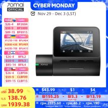 70mai Dash Cam A200 1080P 2'' IPS Screen Dual-channel Record 70mai Car DVR A200 24H Parking Monitor 130°FOV Night Vision