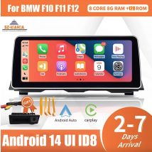 12,3-calowy samochodowy system multimedialny Carplay Android Auto z ekranem radiowym do BMW serii 5