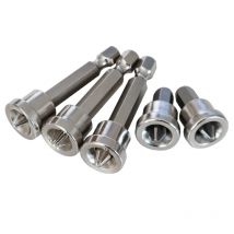 5/10pcs 25/50mm Drywall Screwdriver Bits Short Depth Stop Plasterboard 6.35mm Shank Stop Screws Woodworking Gypsum Board Locator