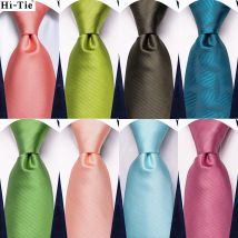 Hi-Tie Himmelblau solide Herrenmode Krawatte Taschentuch Manschetten knöpfe für Smoking Zubehör klassische Seide Luxus Geschenk Krawatte für Männer