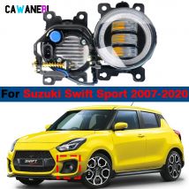 2 Stück 30 W 6000LM LED Nebelscheinwerfer Angel Eye Tageslicht für Suzuki Swift Sport 2007-2020 H11 Canbus Auto Nebelscheinwerfer DRL Montage