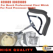 Neuer Misch-Silikonmixer aus Metall für Bosch-Rührbesen MUM5 Professional Flexi für Küchenmaschine 00659889 659889 00987064