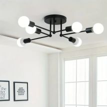 Modern Led Spider Ceiling Lighting Industrial Iron Black/Golden Nordic Minimalist Home Decoration Living Room Dining Room Ceilin