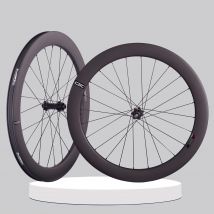 Ruote per bici in carbonio da ciclocross con freno a disco CSC larghezza 30mm 35mm/40mm/45mm/50mm/58mm Set di ruote tubeless in fibra di carbonio per bicicletta da ghiaia