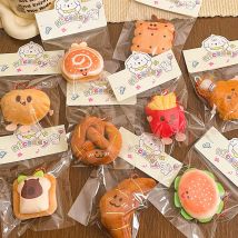 Niedlicher Brot-Plüschpuppen-Schlüsselanhänger, Croissant-Taschenanhänger, Schlüsselanhänger für Männer und Frauen